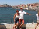 Porto: Lars og Lise på vej langs portvinskajen